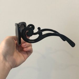 2013 Prada Baroque Sunglasses in jet black